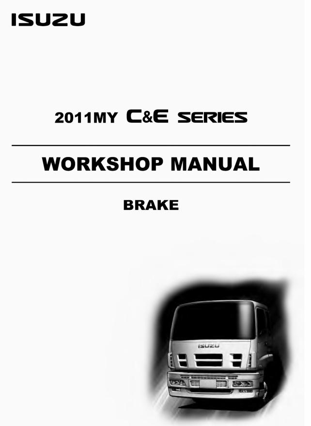 Isuzu Truck HDT11 E Workshop Manual