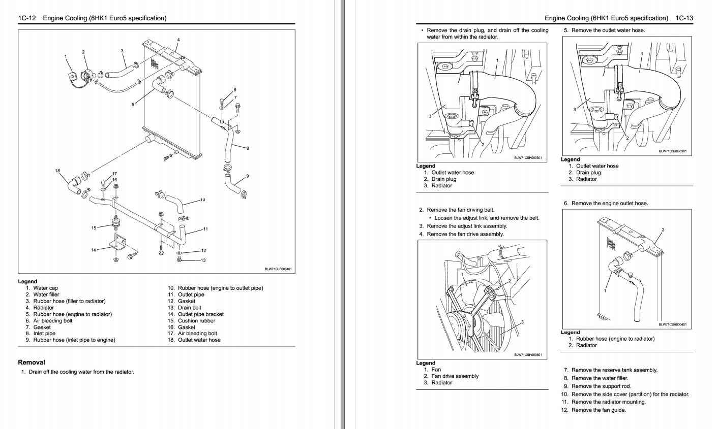 Isuzu Truck LT09E Engine, Transmission Manual