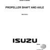 Isuzu Truck N07 E Workshop Manual