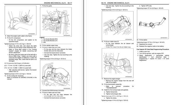 Isuzu Truck N07 E Workshop Manual 1