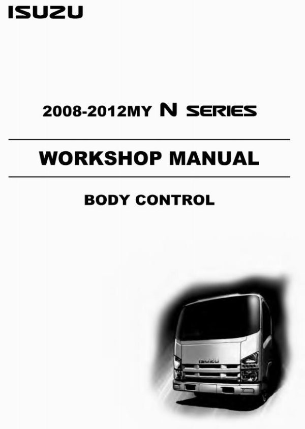 Isuzu Truck N08 E Workshop Manual