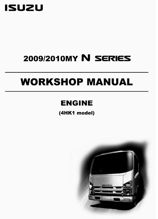 Isuzu Truck N09 E Workshop Manual