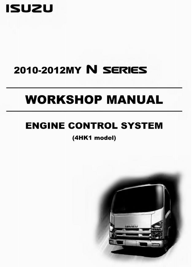 Isuzu Truck N10 E Workshop Manual