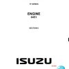 Isuzu Truck TF04 01 E Workshop Manual