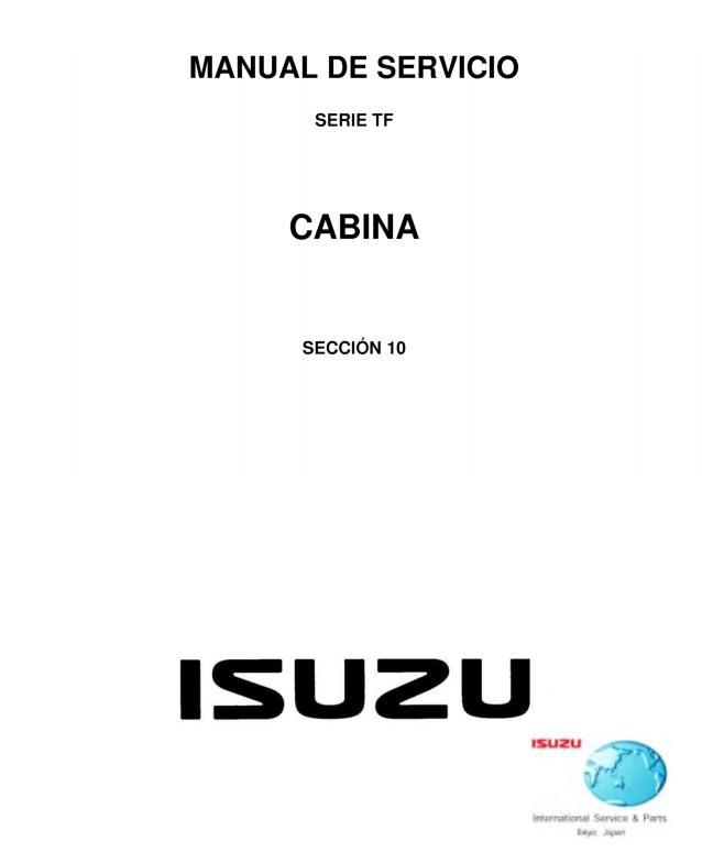 Isuzu Truck TF04 01 S Workshop Manual ES
