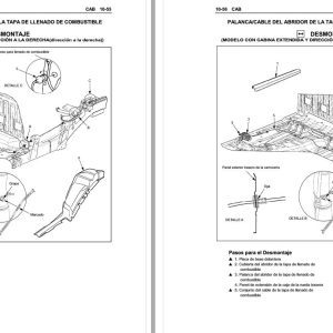 Isuzu Truck TF04 01 S Workshop Manual ES 1