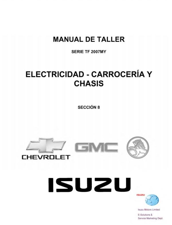 Isuzu Truck TF07 S Workshop Manual ES