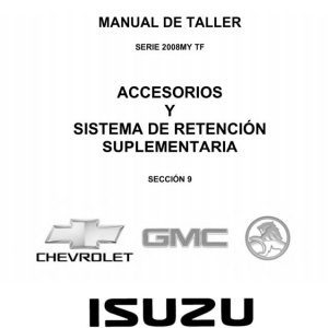 Isuzu Truck TF08 S Workshop Manual ES