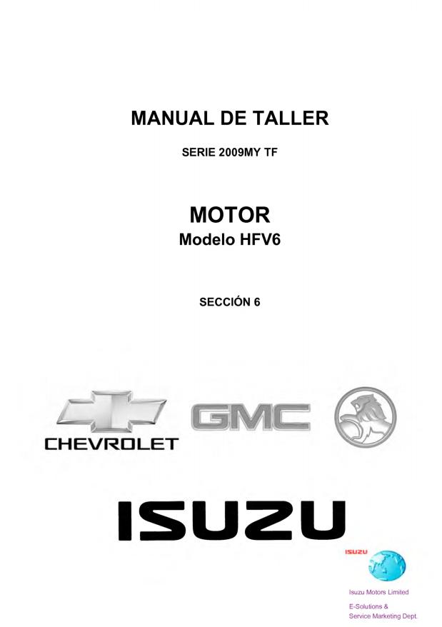 Isuzu Truck TF09 S Workshop Manual ES