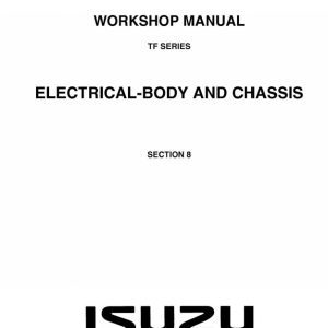 Isuzu Truck TF97 03 01 E.S Workshop Manual