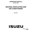 Isuzu Truck UB00 02 E Workshop Manual