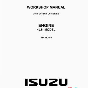 Isuzu Truck UC11 E Workshop Manual