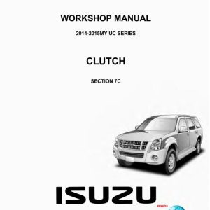 Isuzu Truck UC14 E Workshop Manual