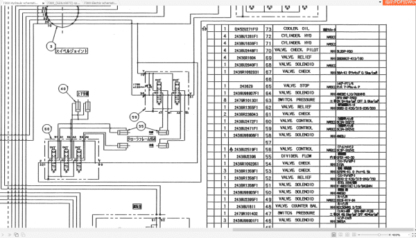 Kobelco 7300 Hydraulic Crawler Crane Operator Shop Manual Electric Hydraulic Schematic Japanese 2