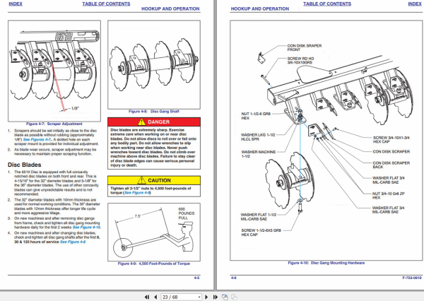 Landoll ICON Industries Construction Equipment Service Part Manual 4