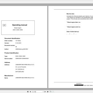Liebherr Diesel Engines 4.2GB PDF Operating Service Manuals 6