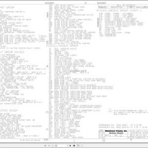 Manitowoc Crane 3900W Electrical Schematic 2021