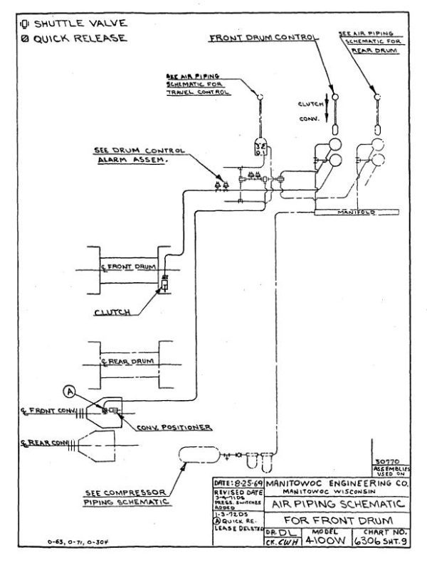 Manitowoc Crane 4100W Air Schematic 1