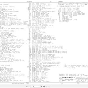 Manitowoc Crane 4100W Electrical Schematic