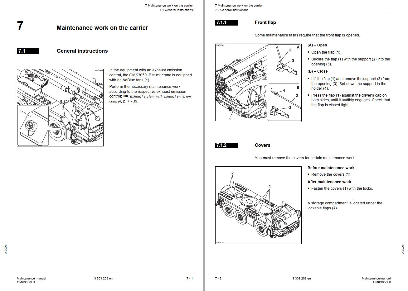 Manitowoc Crane GMK30503 Maintenance Manual