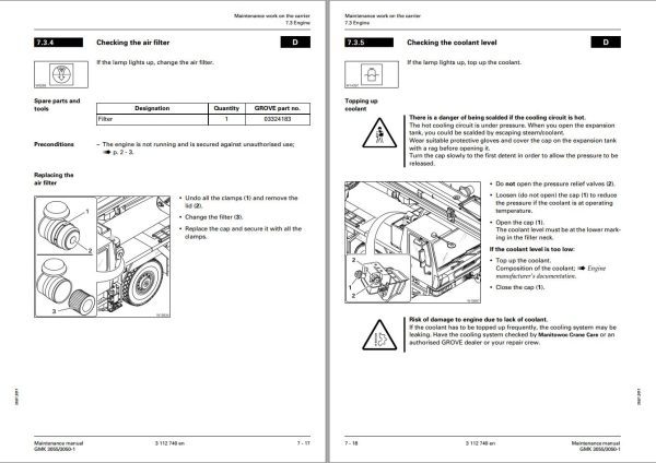 Manitowoc Crane GMK3055 1 GMK3050 1 Maintenance Manual 1