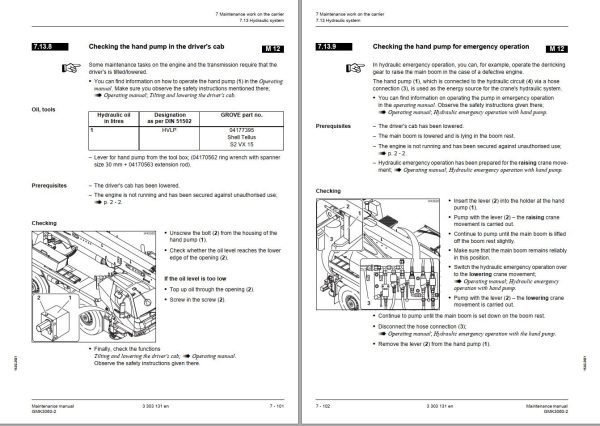 Manitowoc Crane GMK3060 2 Maintenance Manual 1