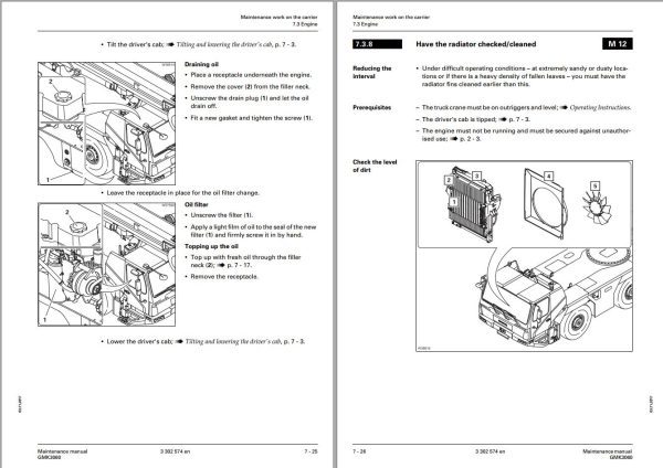 Manitowoc Crane GMK3060 Maintenance Manual 1