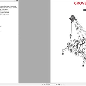 Manitowoc Crane GMK3060L Maintenance Manual