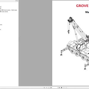 Manitowoc Crane GMK4080 2 Maintenance Manual