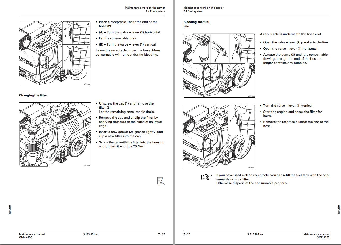 Manitowoc Crane GMK4100 Maintenance Manual