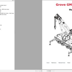 Manitowoc Crane GMK4100L 1 Maintenance Manual