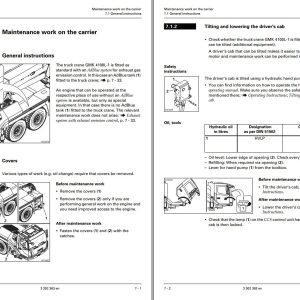 Manitowoc Crane GMK4100L 1 Maintenance Manual 1