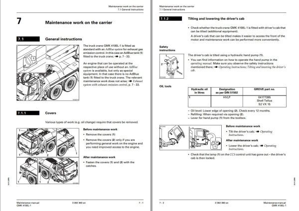 Manitowoc Crane GMK4100L 1 Maintenance Manual 1