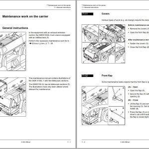 Manitowoc Crane GMK5150XL Maintenance Manual 1