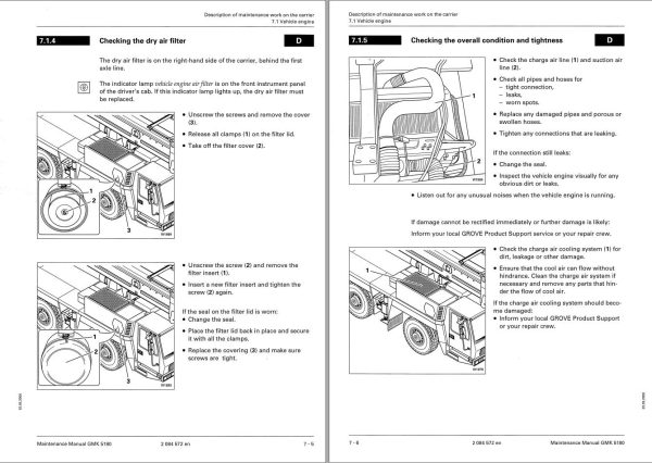 Manitowoc Crane GMK5180 Maintenance Manual 1