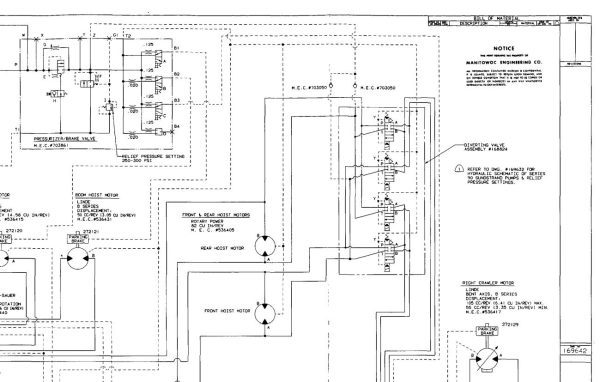 Manitowoc Crane M 50W M 65W M 65T Air Schematic 1