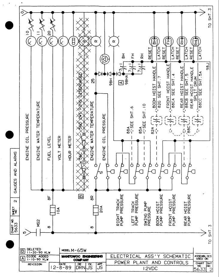 Manitowoc Crane M 65W Electrical Schematic 2021 1
