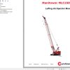 Manitowoc Crane MLC150 1 Luffing Jib Operator Manual 2022