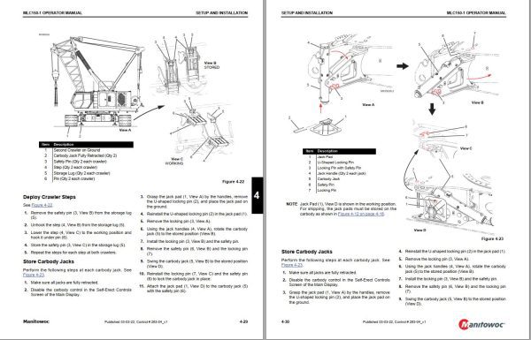 Manitowoc Crane MLC150 1 Operator Manual 2022 1