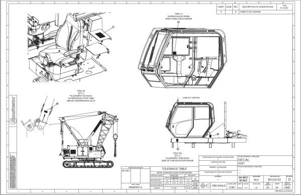 Manitowoc Crane MLC150 1 Parts Manual Group A 8885124 1