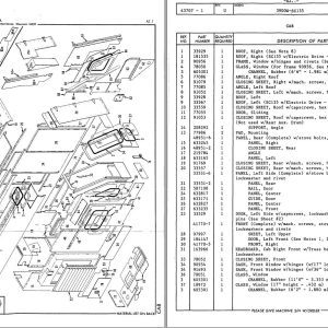 Manitowoc Traditional Crane 3950W Parts Manual 1