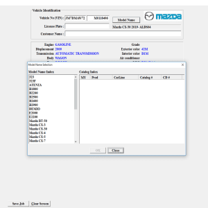 Mazda EPC General 11.2022 Spare Parts Catalog 2