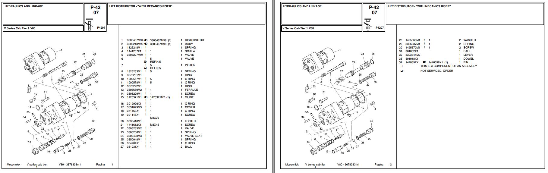 McCormick Tractor Spare Parts List PDF How To Install Guide Instruction