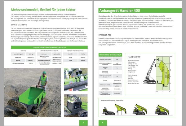 Merlo CINGO SERIE 3 Operation Maintenance Manual Hydraulic Electrical Diagram DE 2