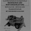 Merlo ROTO EV R30.13 to R50.10 Service Manuals SAV 815441 DE 3