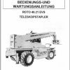 Merlo ROTO EVS R40.18 R40.21 Service Manuals SAV 841341 DE