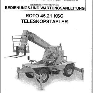 Merlo ROTO KSC R45.19 R45.21 Service Manuals DE