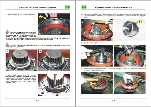 Merlo ROTO KSC R45.19 R45.21 Service Manuals DE 3