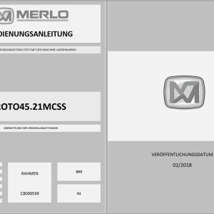 Merlo ROTO MCSS R40.25 to R60.24 DE Service Manuals DE