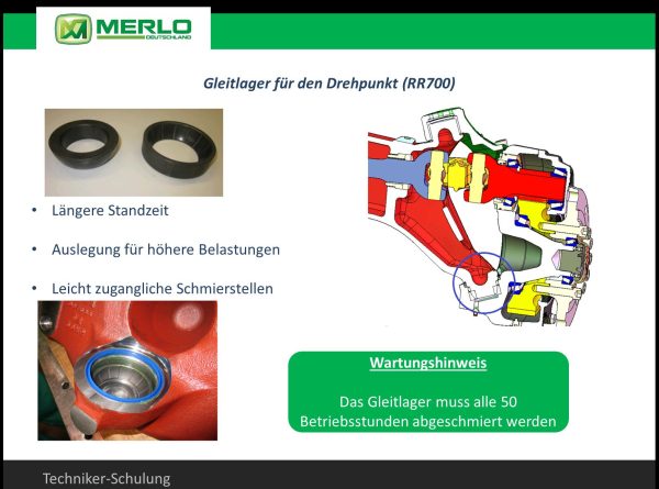 Merlo Roto 40 40S Technician Training DE 1